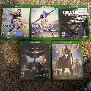 X Box One Game Bundle